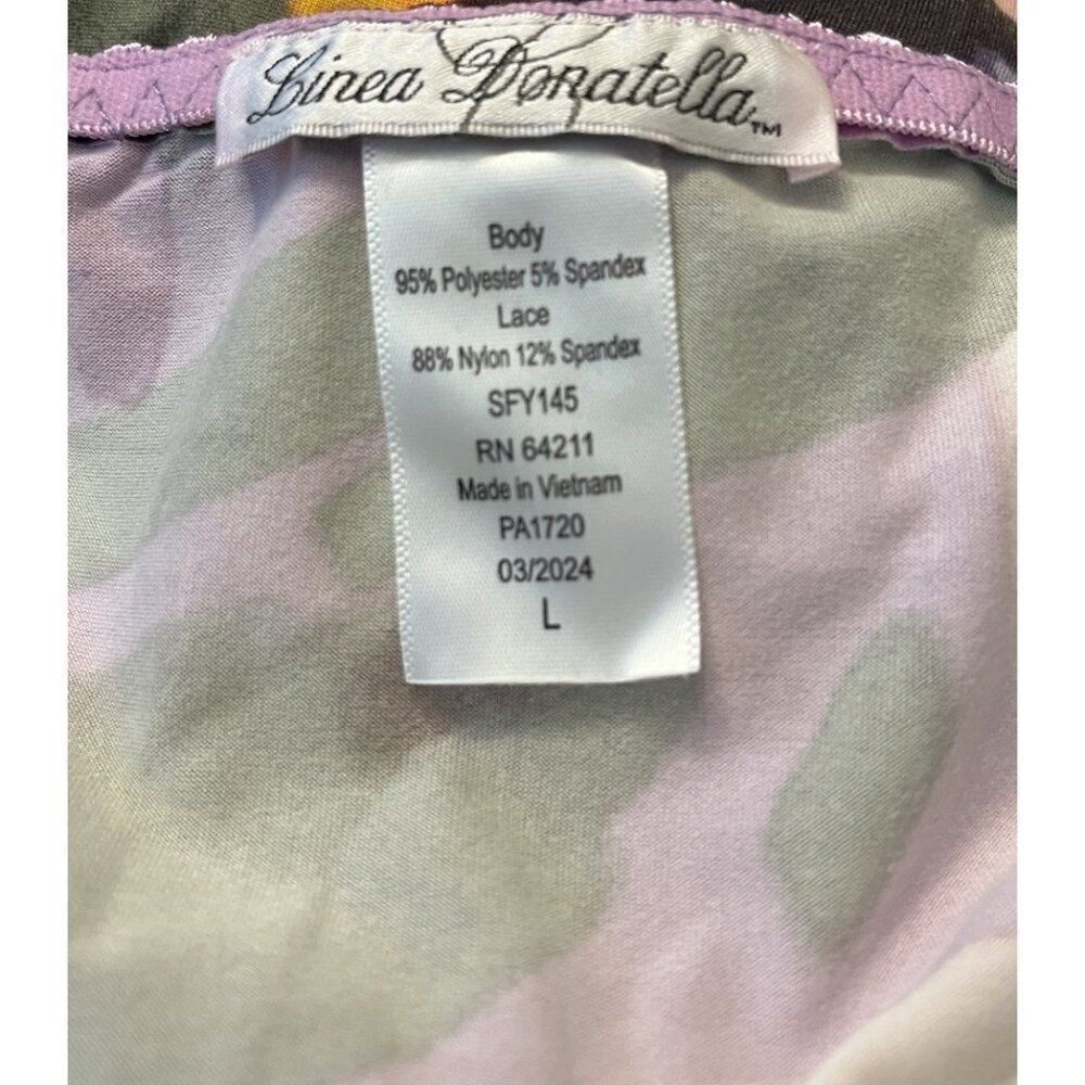 Womens Large XL Cami Top and Cropped Pajama Pants Set 2 Piece NWT Purple Floral - Picture 5 of 8